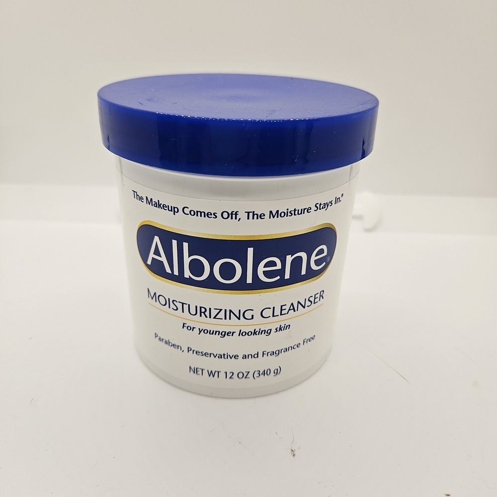 Albolene Moisturizing Cleanser 12oz Makeup Remover Fragrance Free